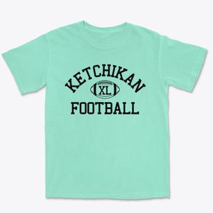Ketchikan Charter School Classic Football Premium Heavyweight T-shirt
