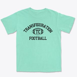 Transfiguration Catholic School Classic Football Premium Heavyweight T-shirt