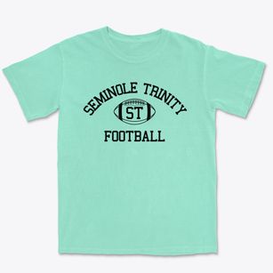 Seminole Trinity Christian School Classic Football Premium Heavyweight T-shirt
