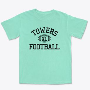 Towers High School Classic Football Premium Heavyweight T-shirt