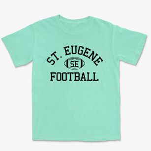 Saint Eugene School Classic Football Premium Heavyweight T-shirt