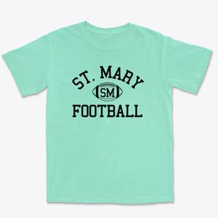 Saint Mary School Classic Football Premium Heavyweight T-shirt