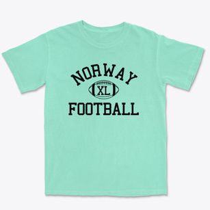 Norway School Classic Football Premium Heavyweight T-shirt