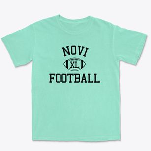 Novi Christian School Classic Football Premium Heavyweight T-shirt