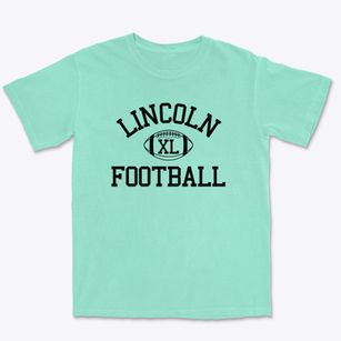Lincoln Junior High School Classic Football Premium Heavyweight T-shirt