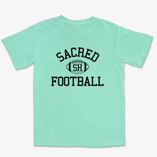 Sacred Heart Public School Classic Football Premium Heavyweight T-shirt