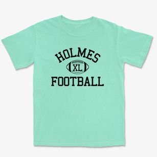 Holmes Junior High School Classic Football Premium Heavyweight T-shirt