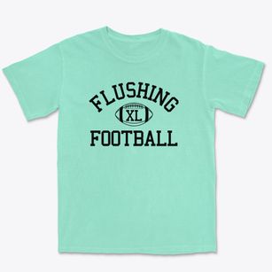 Flushing Christian School Classic Football Premium Heavyweight T-shirt