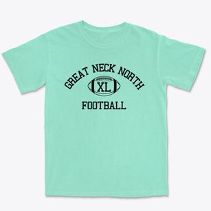 Great Neck North High School Classic Football Premium Heavyweight T-shirt