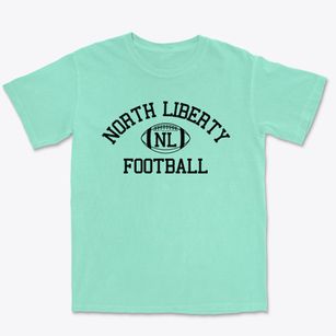 North Liberty School Classic Football Premium Heavyweight T-shirt