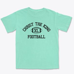 Christ The King School Classic Football Premium Heavyweight T-shirt