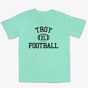 Troy Junior High School Classic Football Premium Heavyweight T-shirt