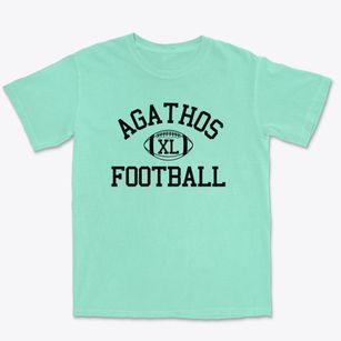 Agathos Classical School Classic Football Premium Heavyweight T-shirt