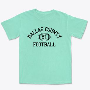 Dallas County Juvenile Justice Charter Classic Football Premium Heavyweight T-shirt