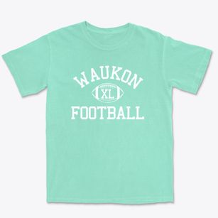Waukon Junior High School Classic Football Premium Heavyweight T-shirt