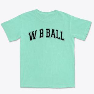 W B Ball Elementary School Varsity Arch Premium Heavyweight T-shirt