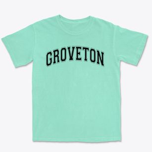 Groveton Elementary School Varsity Arch Premium Heavyweight T-shirt