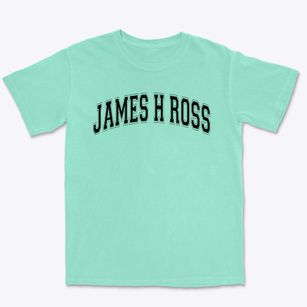 James H Ross Elementary School Varsity Arch Premium Heavyweight T-shirt