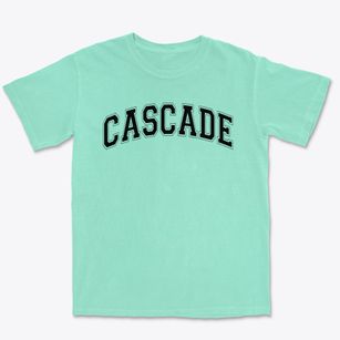 Cascade Elementary School Varsity Arch Premium Heavyweight T-shirt