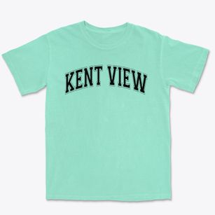 Kent View Christian High School Varsity Arch Premium Heavyweight T-shirt
