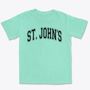 Saint John's Elementary School Varsity Arch Premium Heavyweight T-shirt