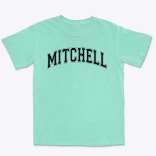 Mitchell Elementary School Varsity Arch Premium Heavyweight T-shirt