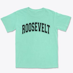 Roosevelt Junior High School Varsity Arch Premium Heavyweight T-shirt