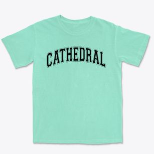 Cathedral Catholic High School Varsity Arch Premium Heavyweight T-shirt