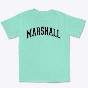 Marshall Elementary School Varsity Arch Premium Heavyweight T-shirt