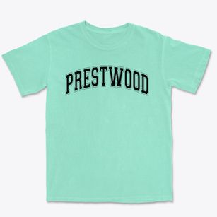Prestwood Elementary School Varsity Arch Premium Heavyweight T-shirt