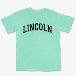 Lincoln Elementary School Varsity Arch Premium Heavyweight T-shirt