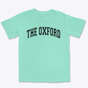 The Oxford Academy Varsity Arch Premium Heavyweight T-shirt