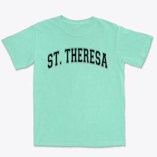 St. Theresa School Varsity Arch Premium Heavyweight T-shirt