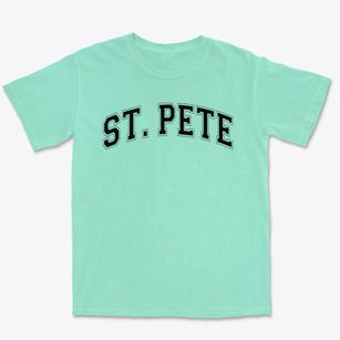 St. Petersburg High School Varsity Arch Premium Heavyweight T-shirt