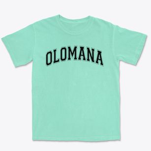 Olomana School Varsity Arch Premium Heavyweight T-shirt