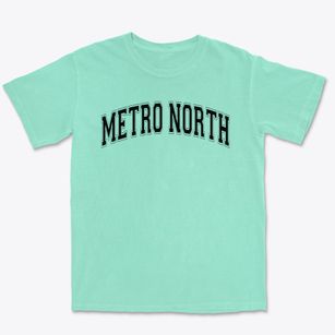 Metro North Elementary School Varsity Arch Premium Heavyweight T-shirt