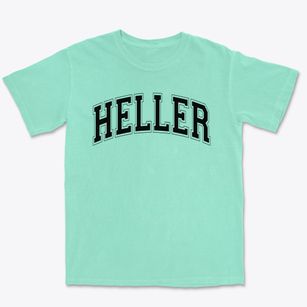 Heller Elementary School Varsity Arch Premium Heavyweight T-shirt