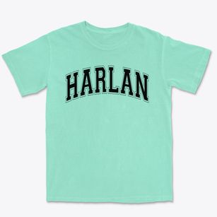Harlan High School Varsity Arch Premium Heavyweight T-shirt