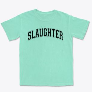 Slaughter Elementary School Varsity Arch Premium Heavyweight T-shirt