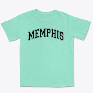 Memphis Junior High School Varsity Arch Premium Heavyweight T-shirt