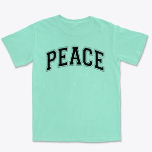 Peace Lutheran School Varsity Arch Premium Heavyweight T-shirt