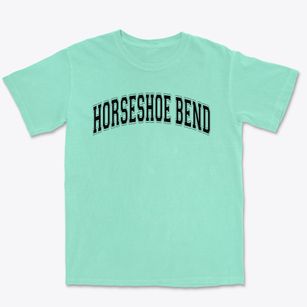 Horseshoe Bend School Varsity Arch Premium Heavyweight T-shirt