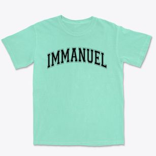 Immanuel Lutheran School Varsity Arch Premium Heavyweight T-shirt