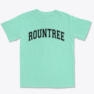 Rountree Elementary School Varsity Arch Premium Heavyweight T-shirt