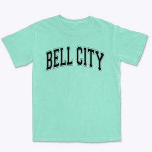 Bell City High School Varsity Arch Premium Heavyweight T-shirt