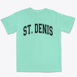 St Denis School Varsity Arch Premium Heavyweight T-shirt