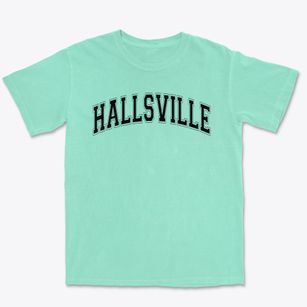 Hallsville Elementary School Varsity Arch Premium Heavyweight T-shirt