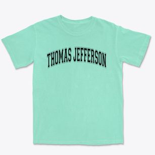 Thomas Jefferson Middle School Varsity Arch Premium Heavyweight T-shirt
