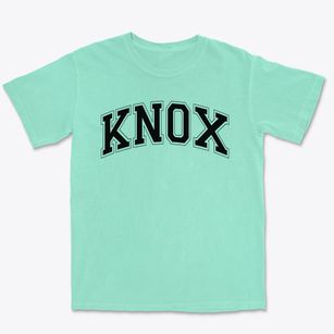 Knox Junior High School Varsity Arch Premium Heavyweight T-shirt