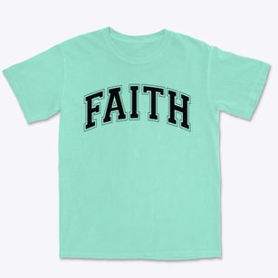 Faith Christian School Varsity Arch Premium Heavyweight T-shirt